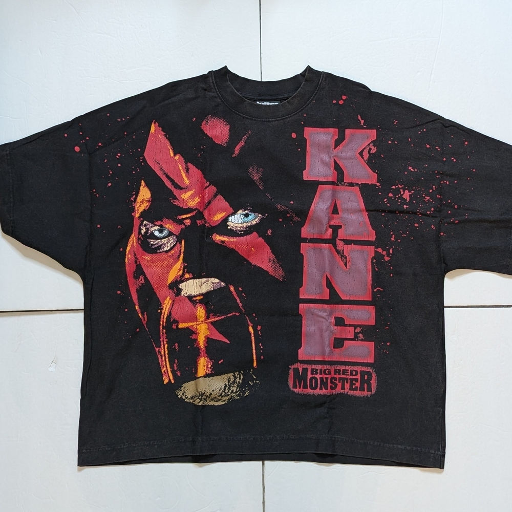 WWE / Loiter Kane Big Red Machine All Over Print T Shirt. ComplexCon. Used. XL